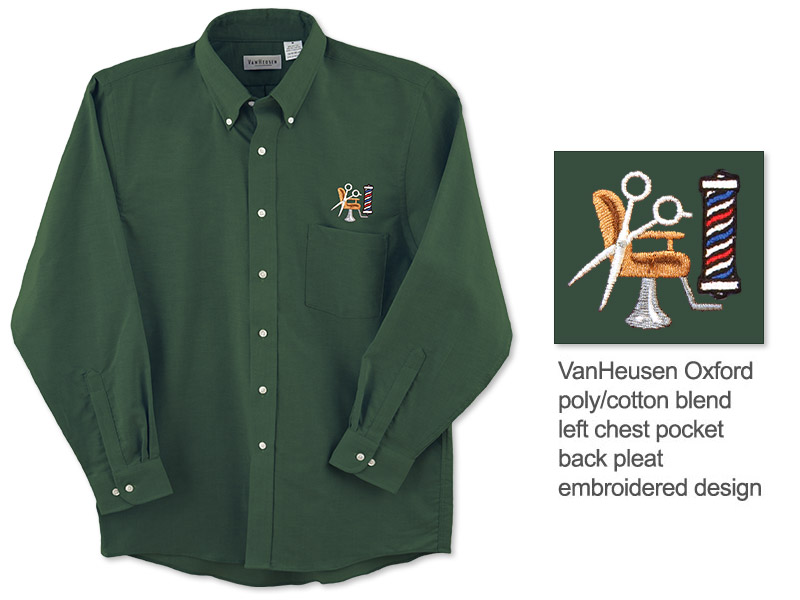 Photo of Oxford Shirt for Hair Stylists and Barbers.