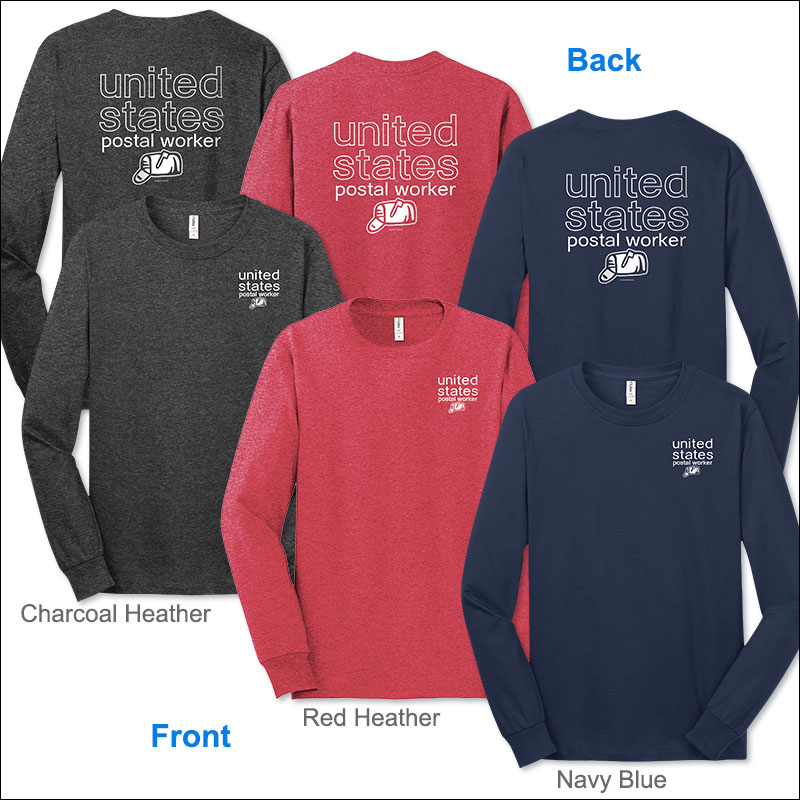 Photo of Long Sleeve Tees for Postal Workers and Rural Letter Carriers.