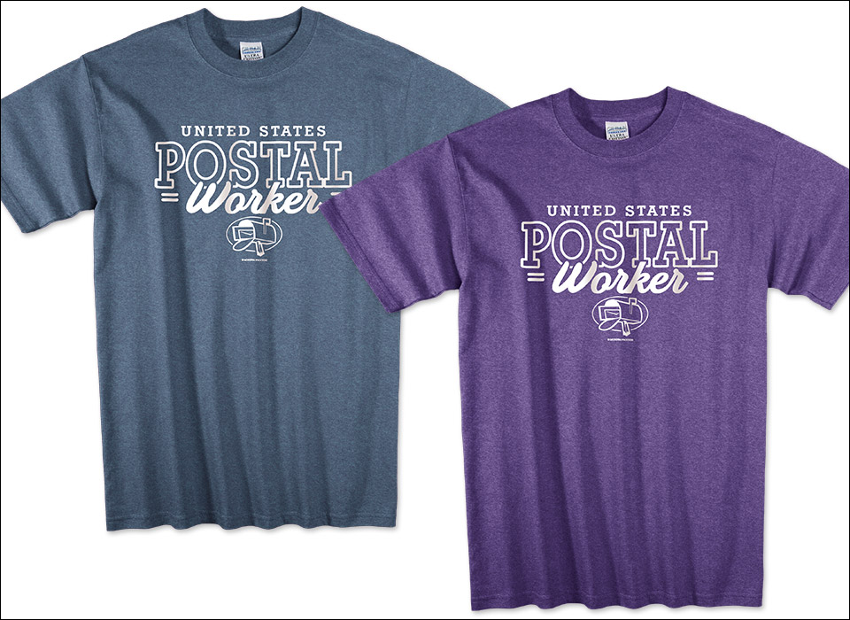 Photo of T-Shirts for Postal Workers and Rural Letter Carriers.