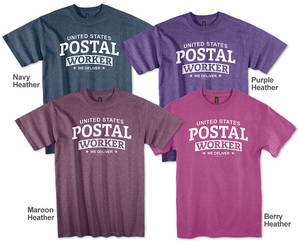 Photo of T-Shirts for Postal Workers and Rural Letter Carriers.