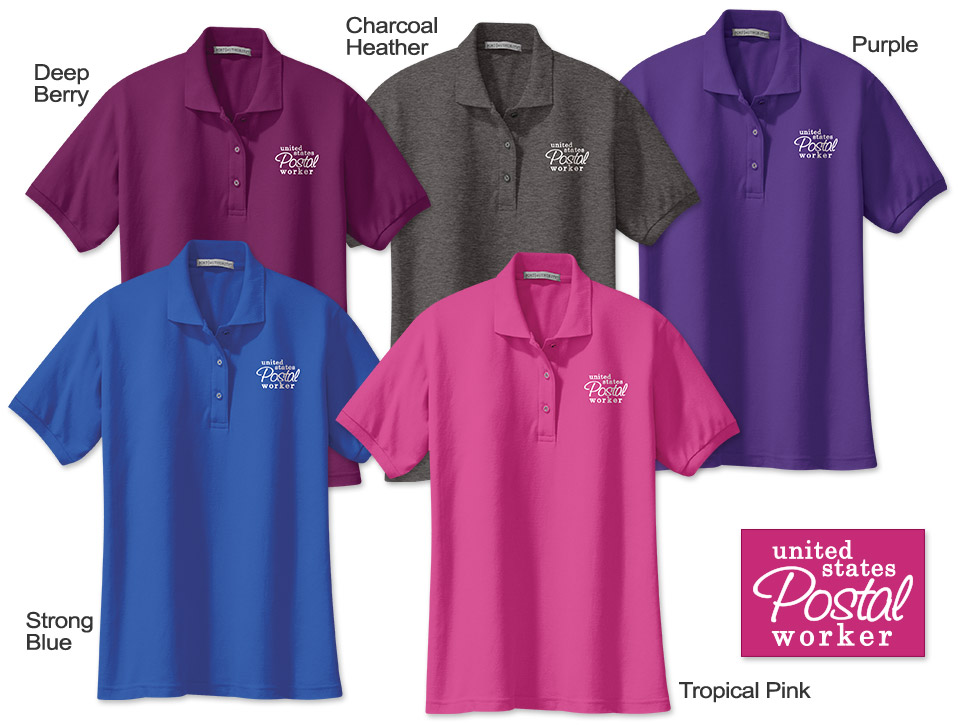 Photo of Ladies Blended Polos for Postal Workers and Rural Letter Carriers.