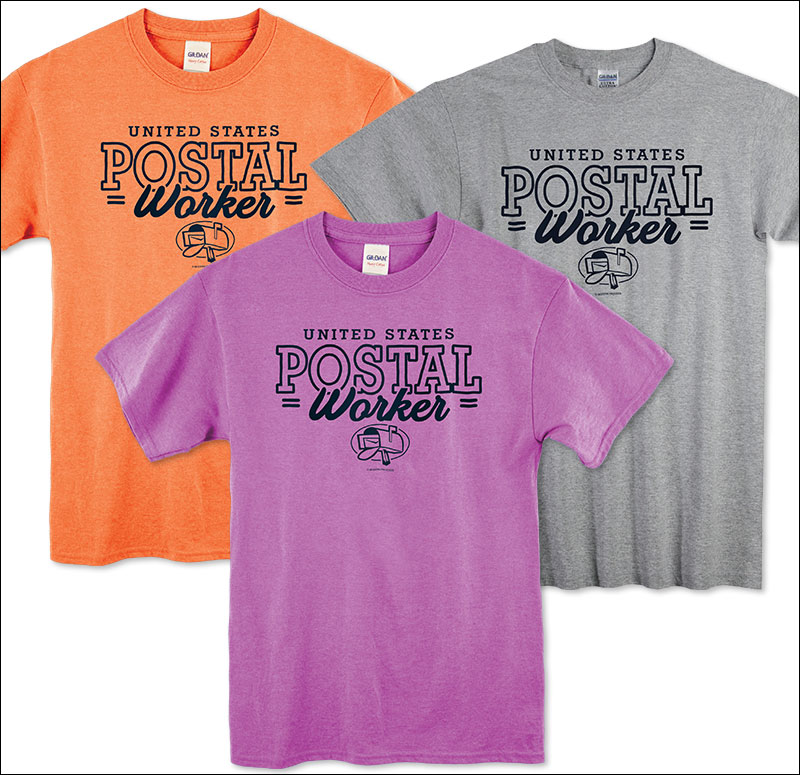 Photo of T-Shirts for Postal Workers and Rural Letter Carriers from Modern Process Company.