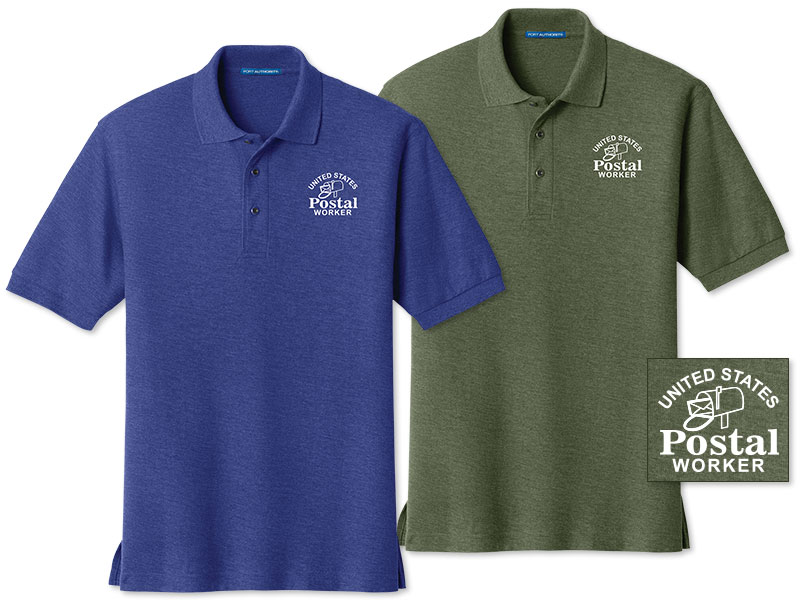 Photo of Mens Blended Polos for Postal Workers and Rural Letter Carriers.