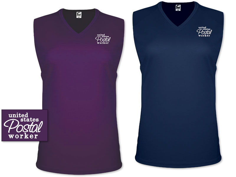 Photo of Sleeveless Tek Tees for Postal Workers and Rural Letter Carriers.