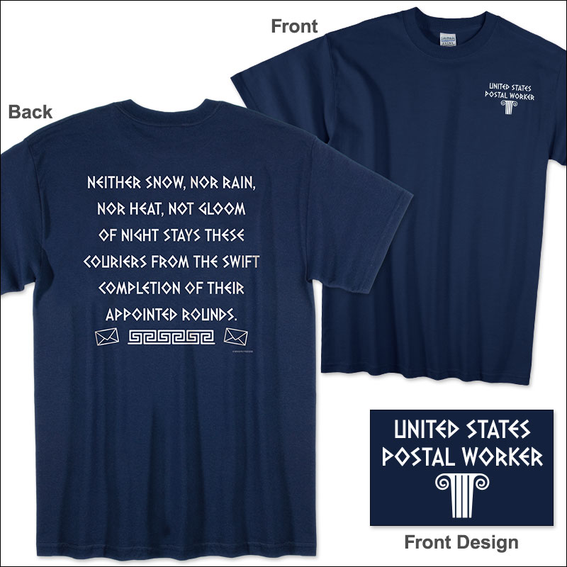 Photo of T-Shirt for Postal Workers and Rural Letter Carriers.