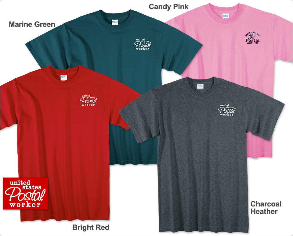 Photo of T-Shirts for Postal Workers and Rural Letter Carriers.
