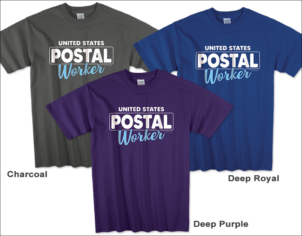 Photo of T-Shirts for Postal Workers and Rural Letter Carriers.