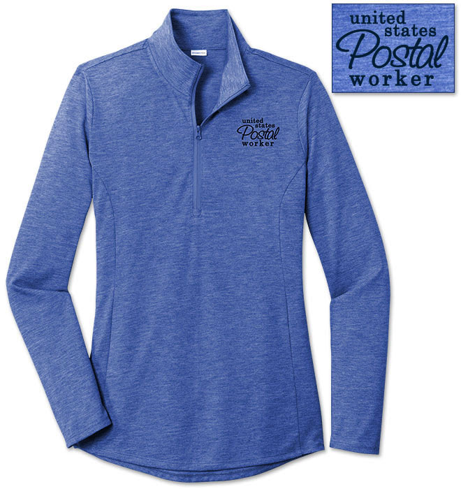 Photo of Ladies Quarter Zip Pullover for Postal Workers and Rural Letter Carriers from Modern Process Company.