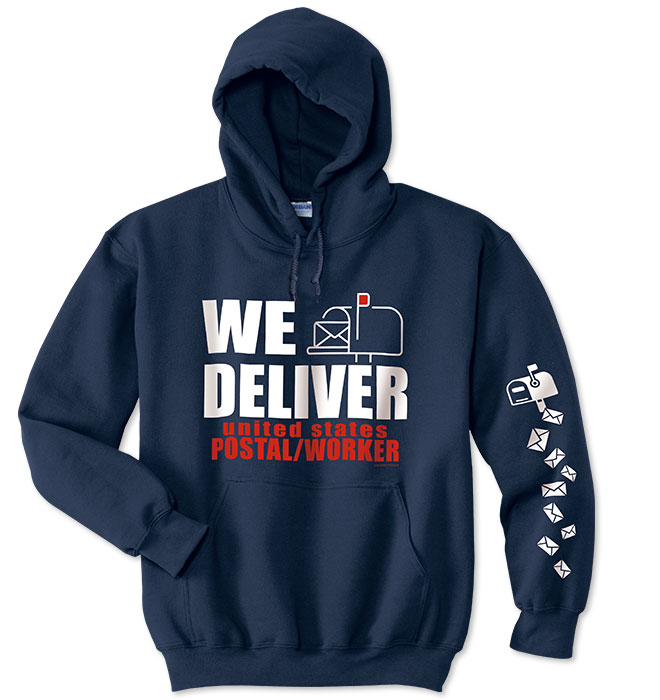 Photo of Hoodie Sweatshirt for Postal Workers and Rural Letter Carriers from Modern Process Company.