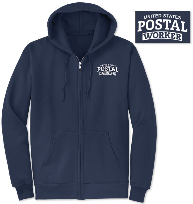 Photo of Gildan Softstyle Zip Hoodie for Postal Workers and Rural Letter Carriers from Modern Process Company.