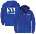 Photo of Postal Royal Zip Hoodie Sweatshirt from Modern Process Company