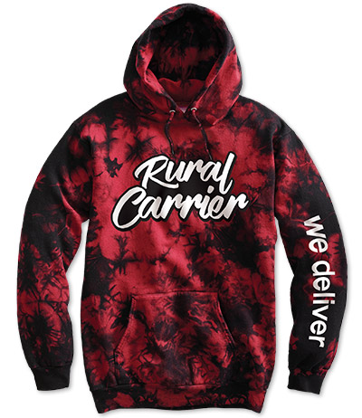 Photo of Tie-Dyed Hoodie for Rural Letter Carriers from Modern Process Company