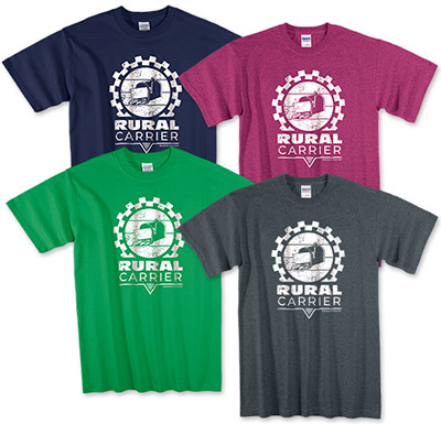 Photo of 4 Tees for Rural Letter Carriers from Modern Process Company