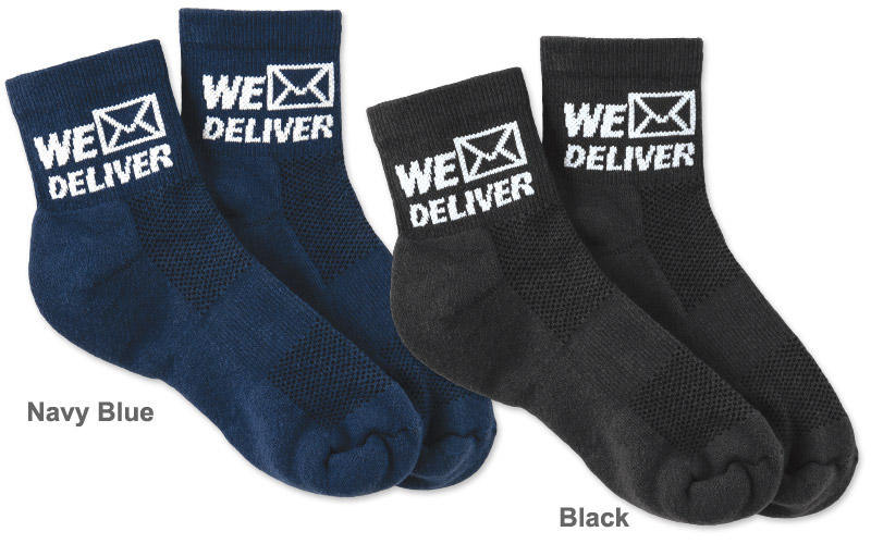 Photo of Quarter Socks for Rural Mail Carriers.