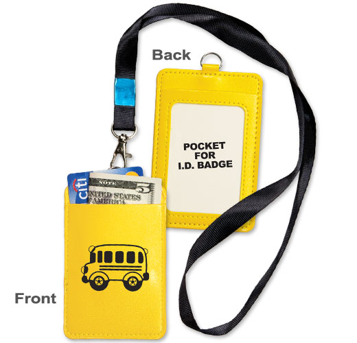 Photo of I.D. Holder for School Bus Drivers and School Transportation Workers.
