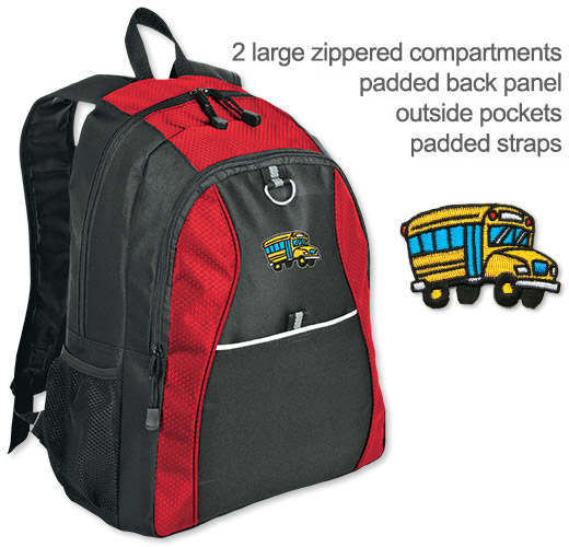 Photo of Backpack for School Bus Drivers and School Transportation Workers.
