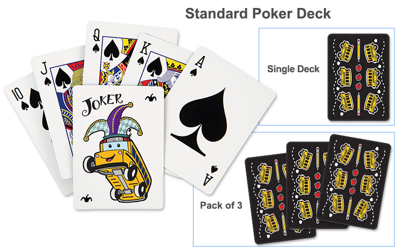 Photo of Playing Cards for School Bus Drivers and School Transportation Professionals.