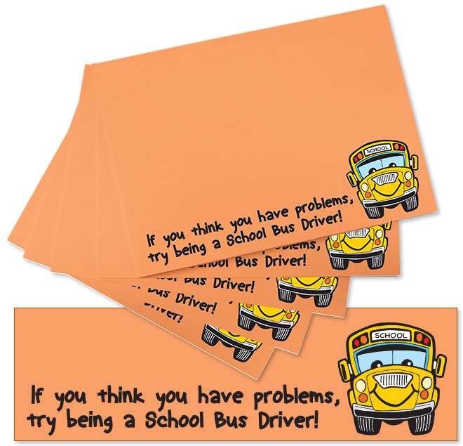 Photo of Sticky Notes for School Transportation from Modern Process Company.