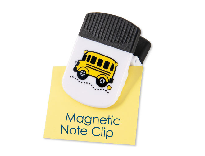 Photo of Magnetic Note Clip for School Transportation from Modern Process Company.