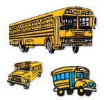 Photo of Small Embroidered Emblems for School Bus Drivers from Modern Process Company