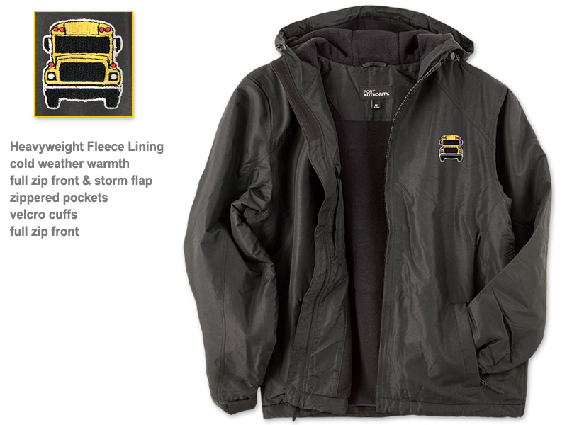 Photo of Charger Jacket for School Bus Drivers and School Transportation Professionals.
