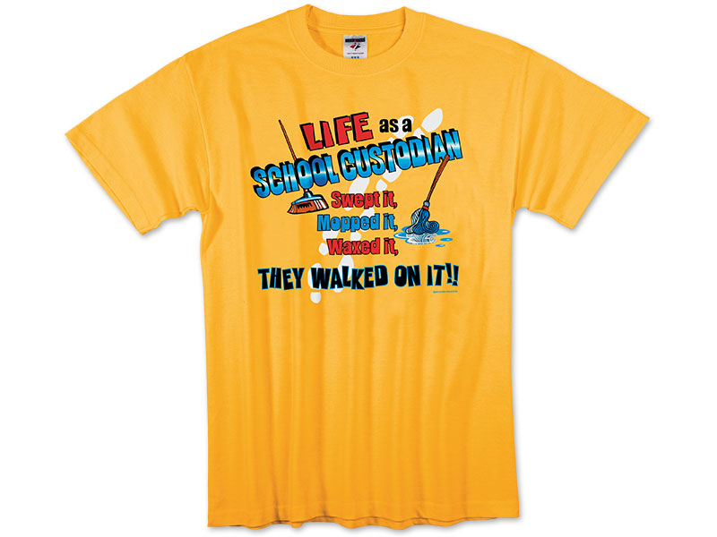 Photo of T-Shirt for School Custodians.