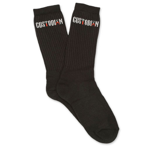 Photo of Mid-Calf Socks for School Custodians.
