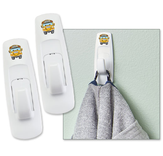 Photo of 3M Command Hooks for School Transportation Workers.