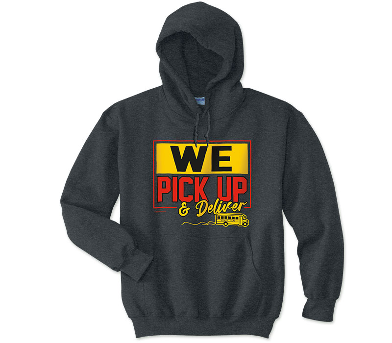 Photo of Hoodie Sweatshirt for School Bus Drivers and School Transportation Professionals.