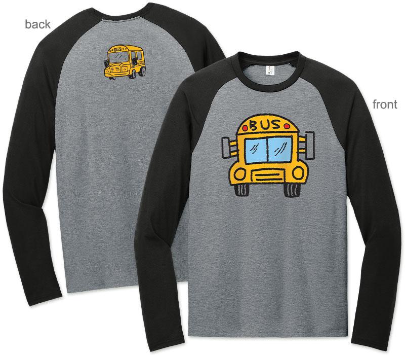 Photo of Long Sleeve Tee for School Bus Drivers and School Transportation Professionals.